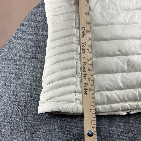 Eastern Mountain Sports Vest Womens Small White DownTek Quilted Down Puffer - Picture 9 of 9